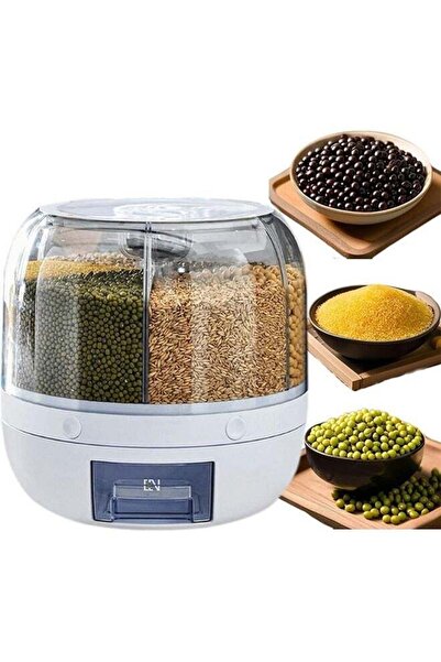 Generic موزع طعام جاف دوار بستة أقسام