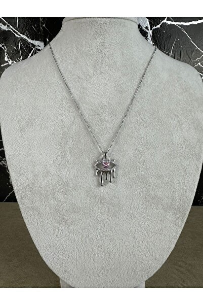 Mutenaura العين أحسب حجر الصلب قلادة