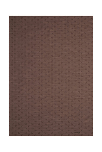 Cacharel Kahverengi 75X200 B.Cacharel Logolu İpek Koton Jakar Şal