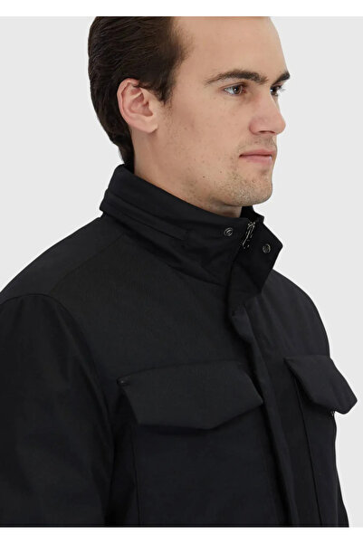 Ramsey Black Regular Fit Sports Jacket