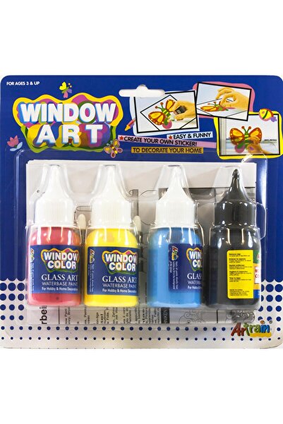 Artrain فن النوافذ (يتوهج في الظلام) طلاء ملون