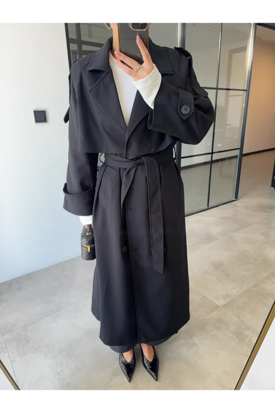 My Blog Siyah Oriana Trenç - 7589