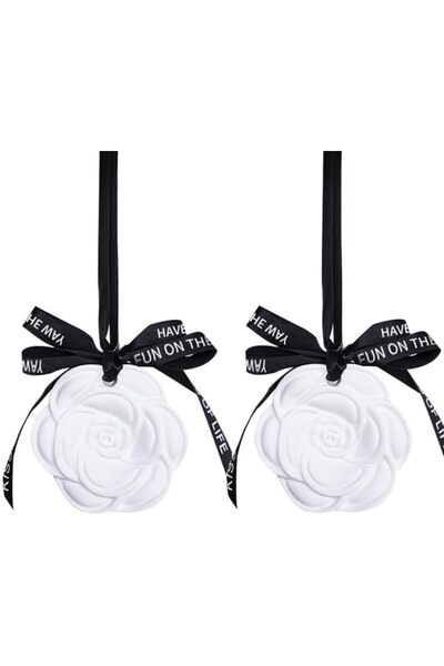 Generic 2pcs Car Wardrobe Long-lasting Fragrance Gypsum Aromatherapy Tablets