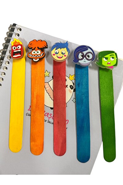 Buki'nin Atölyesi Set de 5 semne de carte cu caractere cu față inversată