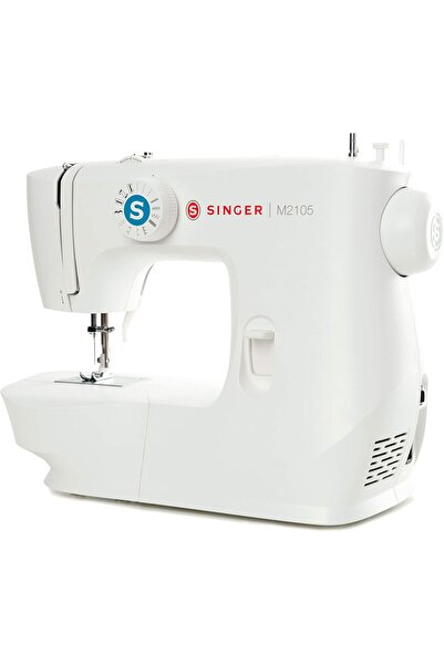 SİNGER M2105 Portable Sewing Machine, 8 Built-in Stitches, 4 Step Buttonhole, Foot Controller, Adjus