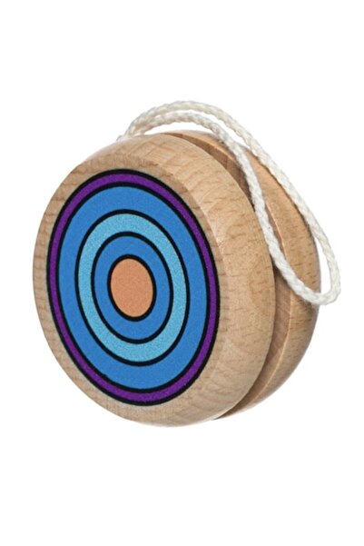 Bibilel Εκπαιδευτικό ξύλινο παιχνίδι - Γιο-Γιο με σχέδιο στόχου