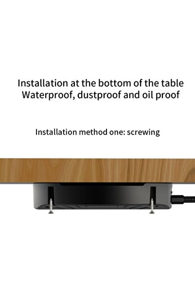 Generic T16 10W Long-distance Air-tight Magnetic Wireless Charger for Desktops Within 30mm Thickness