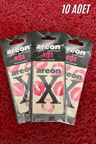 RAYMOOR Areon Öpücüklü kiss10 Adet Kaliteli Araç Kokusu, Oto parfüm, Oto kokusu