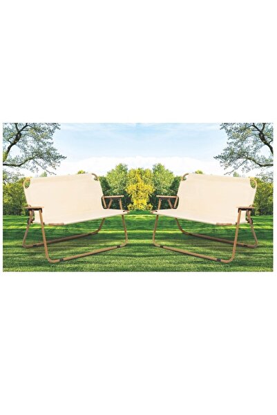 smart home طقم كرسي نزهة من الألومنيوم مكون من قطعتين - كرسي مزدوج قابل للطي ...