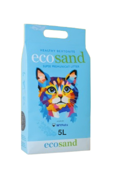 esosand رمل ايكو ساند بحجم 5 لتر برائحة بودرة اطفال