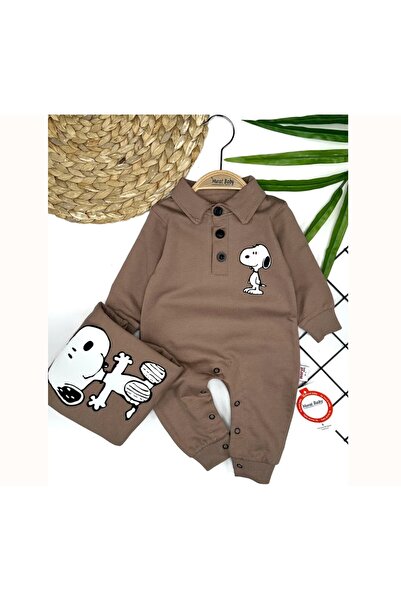 Momercy Snoopy Printed Baby Boy Romper