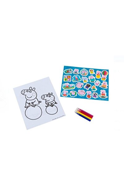 OEM Peppa Pig Art Kit - drawings, stickers, 4 markers, 22x30 cm, variety of colors