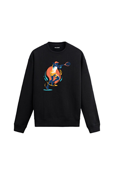 Colermi سويت شيرت لاعبة التنس النسائية التي تضرب الكرة في الهواء