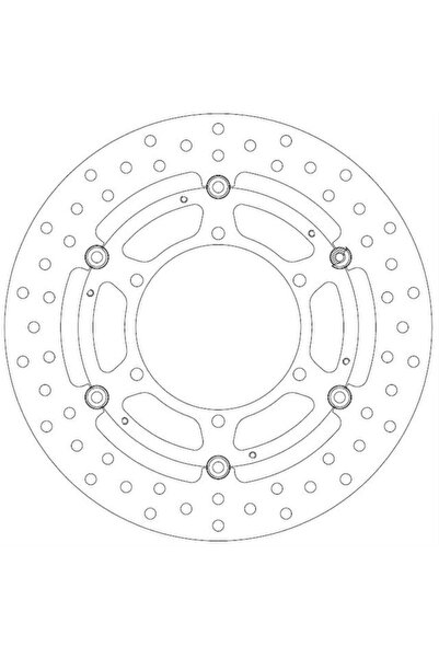 FERODO Disc Frână Moto FMD0206RF - Racing, Compatibil cu BMW R850, K1, R1100