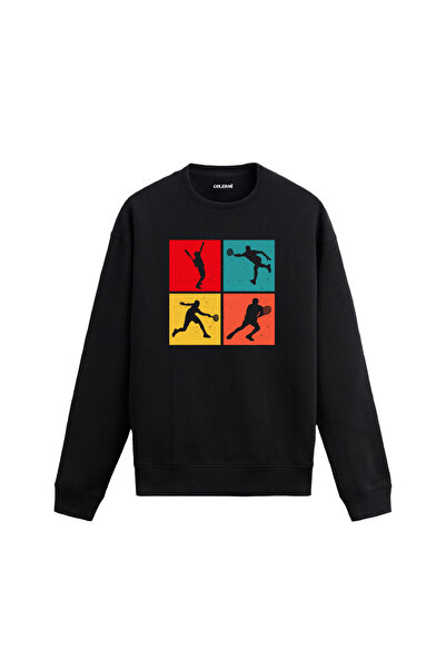 Colermi سترة رياضية ملونة بتصميم ريترو تنس