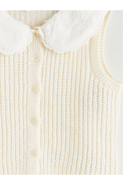 LC Waikiki Lcw Kids Crew Neck Girl's Knitwear Vest (W5)