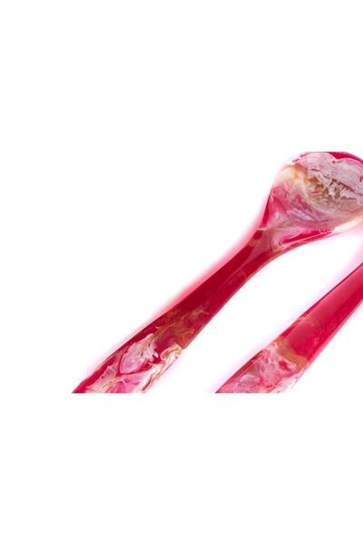 Mikasa Moor Red and White Salad Serving Spoon 30X8Cm