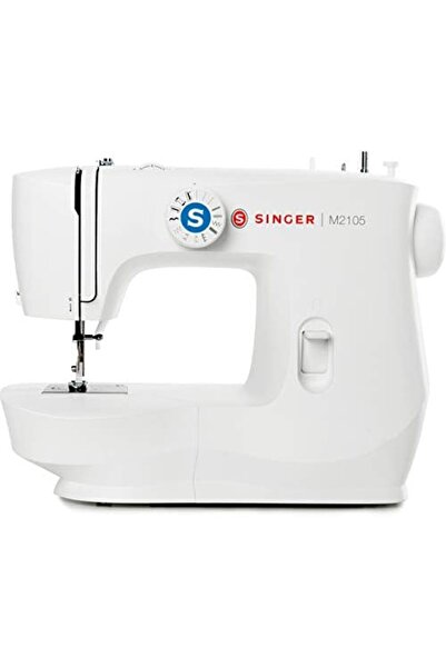 SİNGER M2105 Portable Sewing Machine, 8 Built-in Stitches, 4 Step Buttonhole, Foot Controller, Adjus