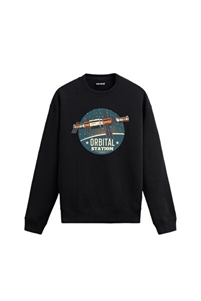Colermi Space Themed Orbital Station Sweatshirt