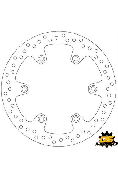 FERODO Motorcycle Brake Disc FMD0012R - LSNBB