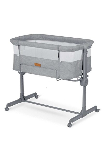 NUKIDO Baby cot, removable material, foldable, 4 wheels with brakes, maximum load 9 kg, side entry...