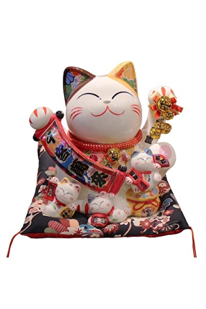 MOBI Pisica Decorativa a Festivalului Norocului si a Valului de Clienti Fericiti