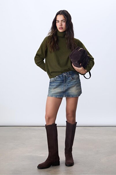 Stradivarius Dik Yaka Kazak