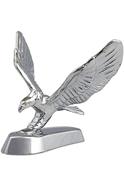 Generic ملصق زينة غطاء محرك السيارة من Winluu Flying Eagle بشعار الطيور يناسب غطاء محرك السيارة ثلاثي الأبعاد وغطاء المحرك وشعار عالمي