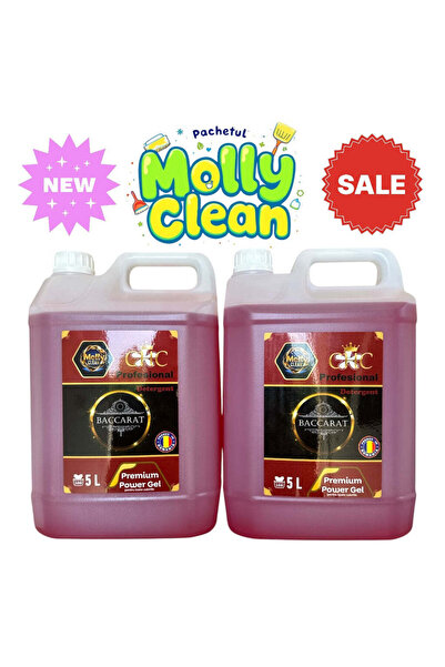 MOLLY CLEAN 2 x 5L Detergent de rufe profesional Baccarat Deluxe