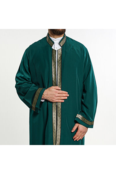BERAT ثوب الصلاة - ثوب الإمام - ثوب النماز - لون أخضر - مقاس 1 - موديل سيرمال - ملابس الصلاة -