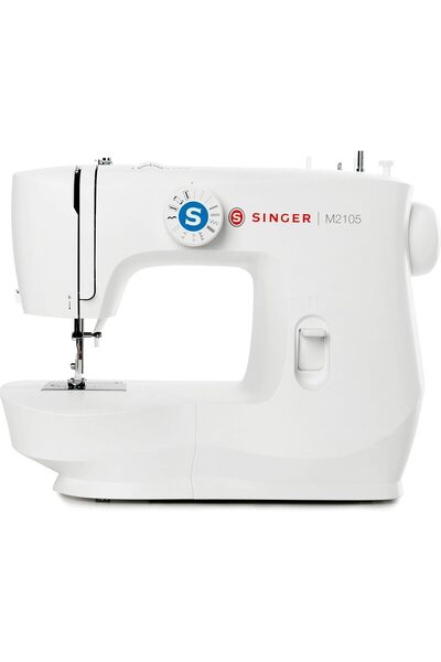 SİNGER M2105 Portable Sewing Machine, 8 Built-in Stitches, 4 Step Buttonhole, Foot Controller, Adjus