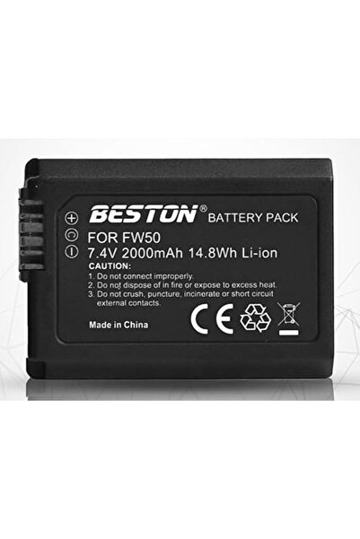 Beston بطارية NP-FW50 بسعة 1500 مللي أمبير/ساعة لكاميرات سوني - عبوة من قطعة ...