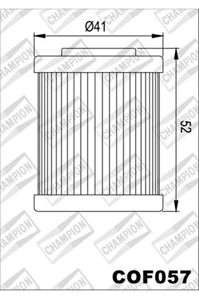 FERODO COF057 FILTRU DE ULEI MOTO SCURT - CHAMPION, COMPATIBIL CU KTM, BETA, POLARIS