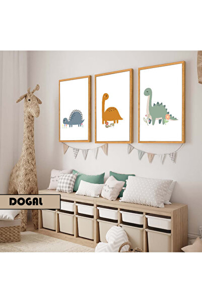 Harika bir ev Dečija soba Dnevna soba - Minimalistički moderni boemski DINOSA...