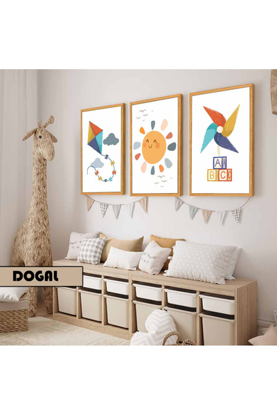 Harika bir ev Dečija soba Dnevna soba - Minimalistički Moderni Boemski KITE-W...