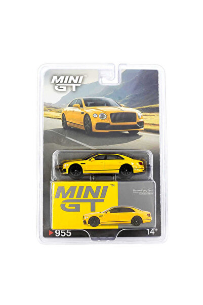 mini gt 1:64 Scale Bentley Flying Spur Monaco Yellow Model Car (Blister Pack)