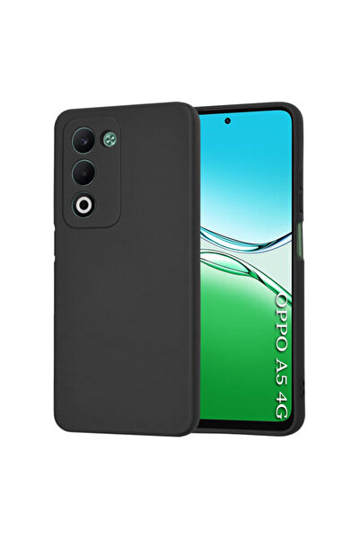 Techsuit Θήκη σιλικόνης για Oppo A5 4G SoftFlex, μαύρη