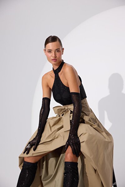 NOK İSTANBUL Noir Halter Body Black