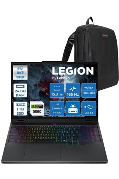 LENOVO Legion 5 I7 13650HX 24GB Ddr5 1tb SSD 8GB/RTX5060/115W 15.3" 165Hz IPS...