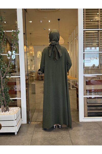 NS Moda Hijab Efsun Set Khaki-Model 541