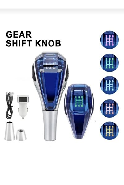 HOT POWER Tüm Araclara Uygun Işıklı vites topuzu