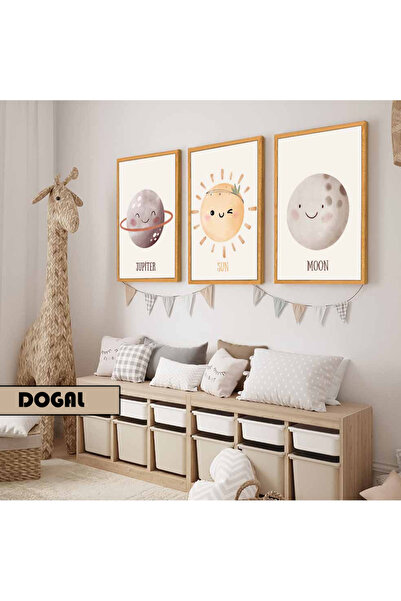 Harika bir ev Dečija soba Dnevna soba - Minimalistički Moderni Boemski PLANET...