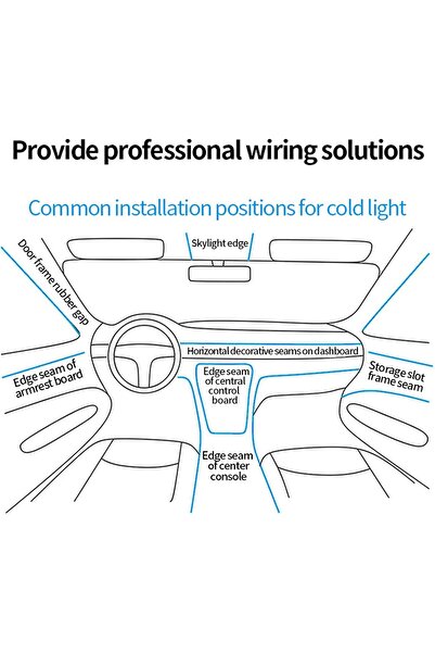 Generic Car LED EL Wire Neon Light Strip with 12V Cigarette Lighter Adapter for Interior Decoration Orange