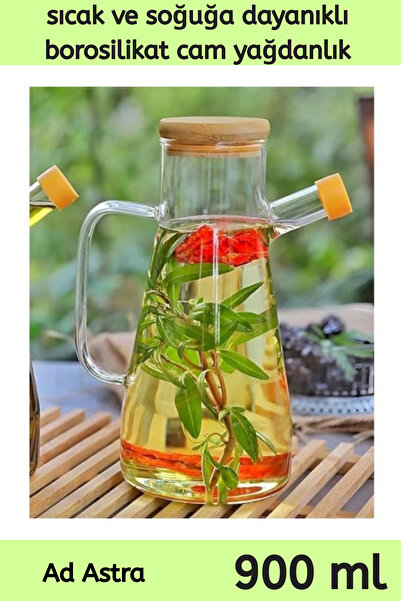 grey cat Trend Ürün Sıcağa Soğuğa Dayanıklı Sağlıklı Borosilikat Cam Yağdanlı...