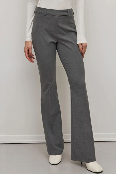 Hiccup Viskon Karışımlı Flare Premium Dokuma Pantolon