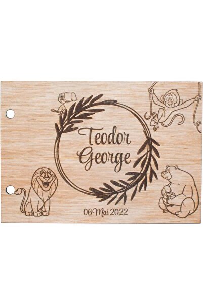OEM GuestBook Album Foto HH1579 Nunti Botezuri Majorat Personalizat din lemn ...