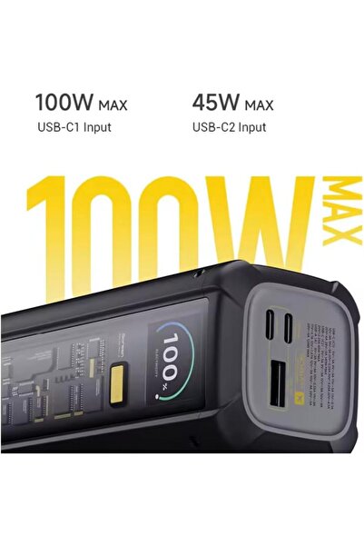 Generic Original For Xiaomi Power Bank 25000 P03MI 212W MAX 3-Port Output TFT Screen 140W USB C for Macbook