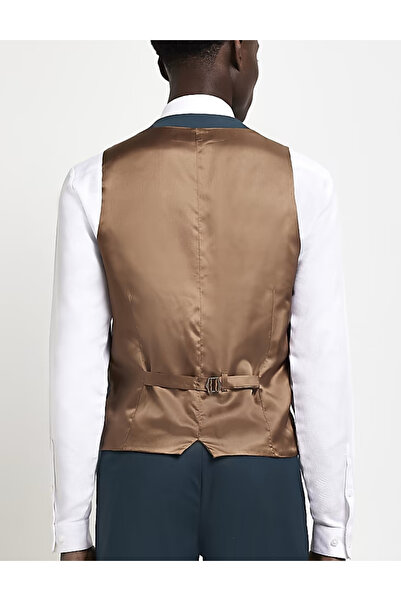 River Island suit vest, green