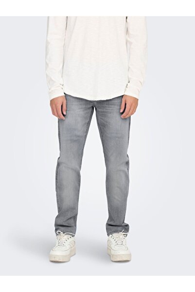 Only & Sons Slim Fit Jeans ONSWEFT Mittlere Taille Normal geschnitten Jeans