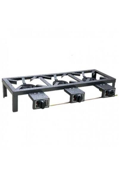 Generic Gas Stove Iron Three Burners 14.5*27*77.5 cm SH-388412